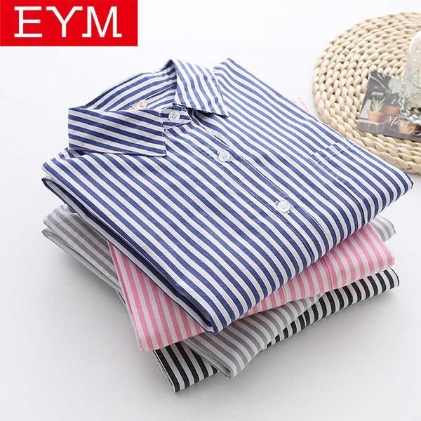 2020 autumn new cotton blouse women casual fresh literary striped shirts female loose casual ladies office blouses blusas, White
2020 autumn new cotton blouse women casual fresh literary striped shirts female loose casual ladies office blouses blusas, White