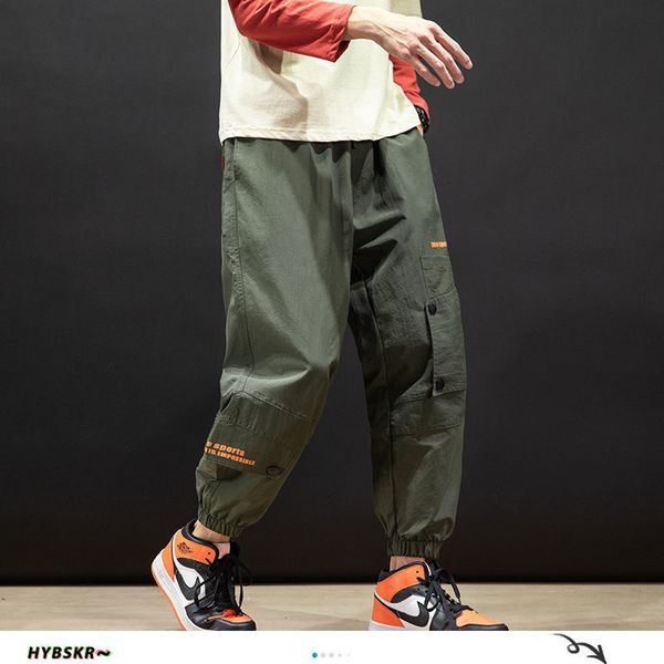 men's pants hybskr men cargo japanese high waist man joggers hip hop casual loose 2021 plus size male trousers, Black
men's pants hybskr men cargo japanese high waist man joggers hip hop casual loose 2021 plus size male trousers, Black