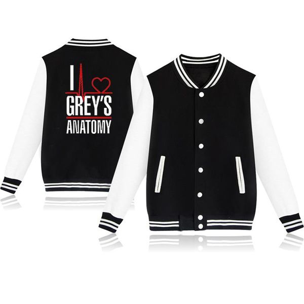 grey sloan memorial jackets meredith grey derek shepherd women baseball jacket grey s anatomy pullover hoodie tracksuit, Black;brown
grey sloan memorial jackets meredith grey derek shepherd women baseball jacket grey s anatomy pullover hoodie tracksuit, Black;brown