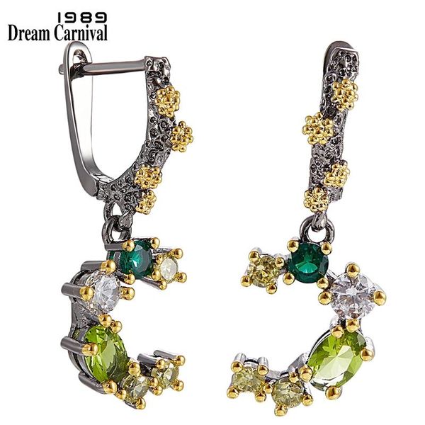 dangle & chandelier dreamcarnival1989 brand quality earrings for women wedding engagement party green tone colors zircons jewelry we3948, Silver
dangle & chandelier dreamcarnival1989 brand quality earrings for women wedding engagement party green tone colors zircons jewelry we3948, Silver