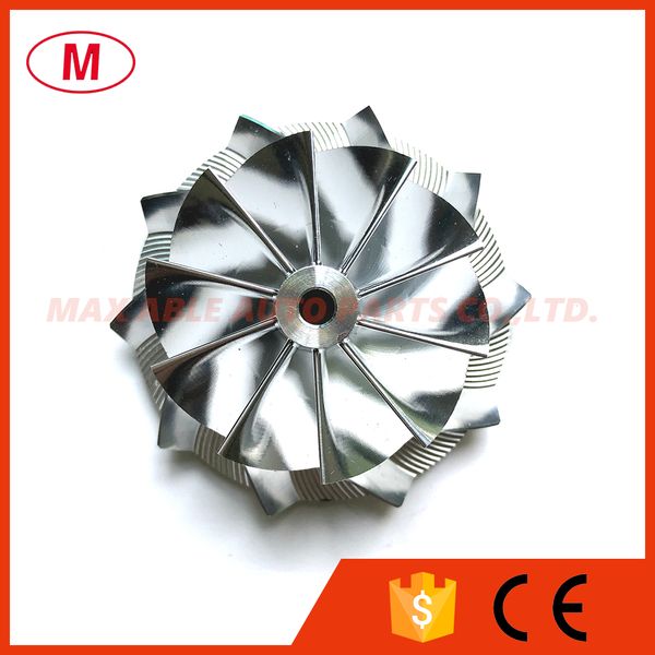 gt15- 25 801918-0002 49.70/67.40mm 10+0 blades turbo billet compressor wheel/aluminum 2618/turbocharger milling for 805713-0004 / 805714-000
gt15- 25 801918-0002 49.70/67.40mm 10+0 blades turbo billet compressor wheel/aluminum 2618/turbocharger milling for 805713-0004 / 805714-000