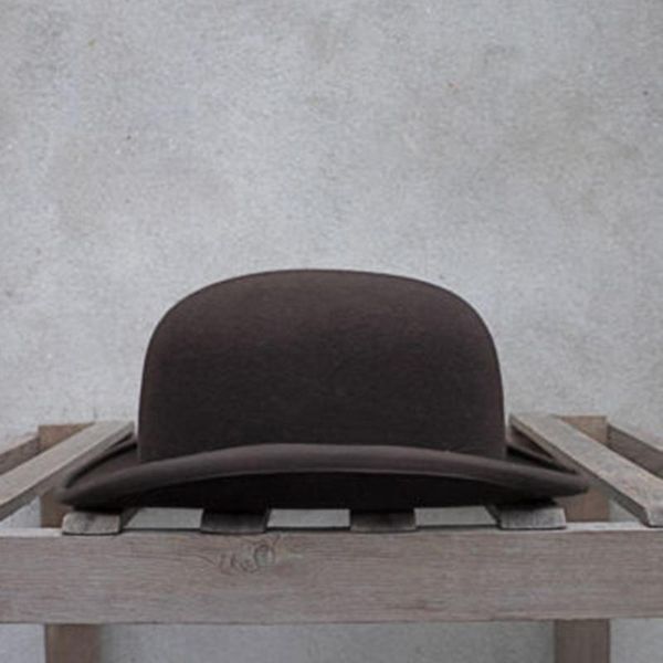 women's men's black wool bowler hat 100% crushable traditional billycock groom hats 4 size s m xl, Blue;gray
women's men's black wool bowler hat 100% crushable traditional billycock groom hats 4 size s m xl, Blue;gray