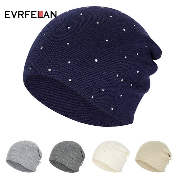 evrfelan women winter hat fashion knitted autumn winter beanie hat for ladies rhinestone skullies beanies hats female designer, Blue;gray
evrfelan women winter hat fashion knitted autumn winter beanie hat for ladies rhinestone skullies beanies hats female designer, Blue;gray