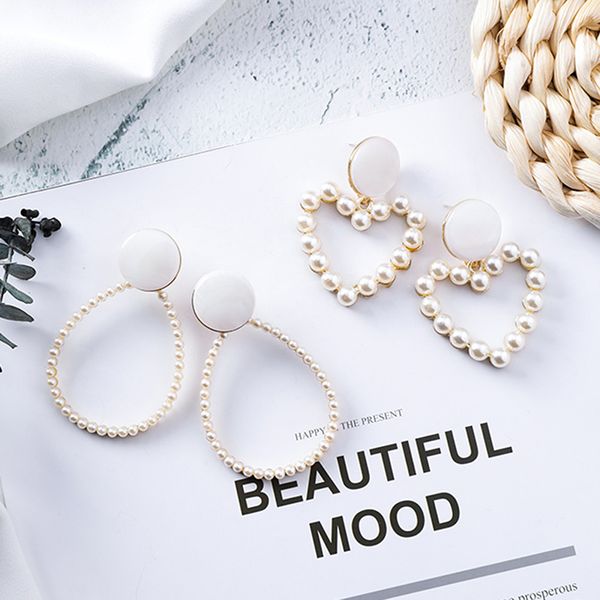 dangle & chandelier 1pair long big hollow oval heart pearl earrings for women ladies gold party earring jewelry gift, Silver
dangle & chandelier 1pair long big hollow oval heart pearl earrings for women ladies gold party earring jewelry gift, Silver