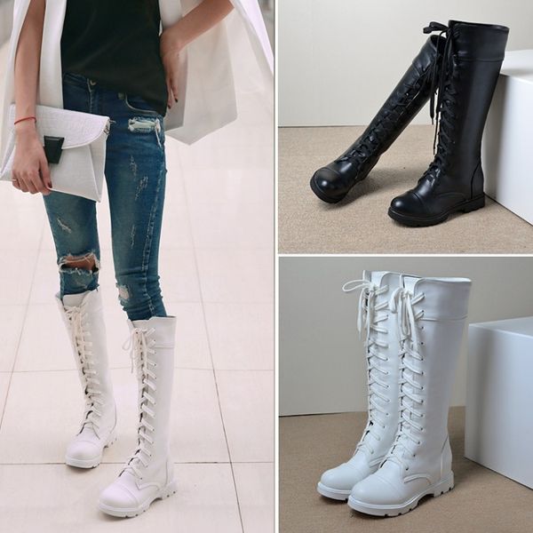 big size shoes woman lady boots lace up winter footwear round toe platform low heels booties luxury designer large size, Black
big size shoes woman lady boots lace up winter footwear round toe platform low heels booties luxury designer large size, Black