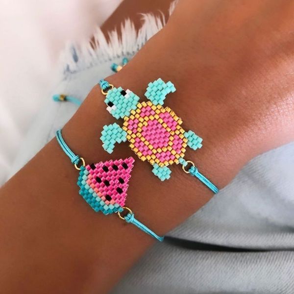 handmade cute tortoise watermelon bracelets set bohemian strand rainbow bracelet sets for women fashion jewerly, Golden;silver
handmade cute tortoise watermelon bracelets set bohemian strand rainbow bracelet sets for women fashion jewerly, Golden;silver