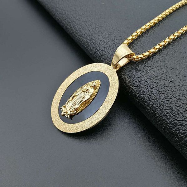 hip hop gold color solid stainless steel virgin mary pendants necklaces for men women catholic jewelry drop shipping, Silver
hip hop gold color solid stainless steel virgin mary pendants necklaces for men women catholic jewelry drop shipping, Silver