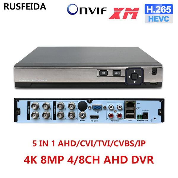 rusfeida 4k 8mp 4/8ch 5 in 1 ahd dvr h.265+ face detection digital video recorder onvif xmeye p2p wifi 3g hdmi vga cctv system, Black;white
rusfeida 4k 8mp 4/8ch 5 in 1 ahd dvr h.265+ face detection digital video recorder onvif xmeye p2p wifi 3g hdmi vga cctv system, Black;white