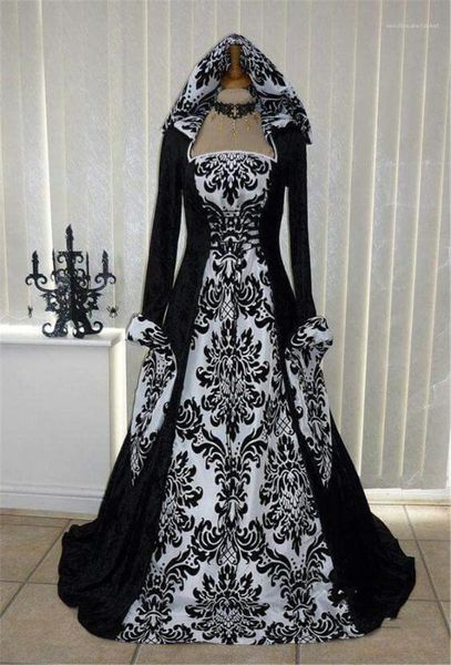 party long dress designer winter womens vintage dress fashion plus size printed dresses halloween womens, Black;gray
party long dress designer winter womens vintage dress fashion plus size printed dresses halloween womens, Black;gray
