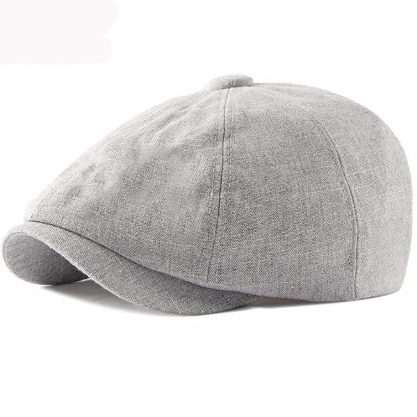 ht3303 spring summer cotton linen beret cap men women artist painter beret hat breathable octagonal newsboy cap men women berets, Blue;gray
ht3303 spring summer cotton linen beret cap men women artist painter beret hat breathable octagonal newsboy cap men women berets, Blue;gray