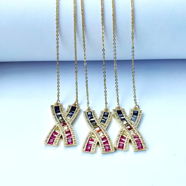 6 pcs new design jewelry gifts colorful cubic zirconia rainbow cz micro pave charm pendant necklaces 445, Silver
6 pcs new design jewelry gifts colorful cubic zirconia rainbow cz micro pave charm pendant necklaces 445, Silver
