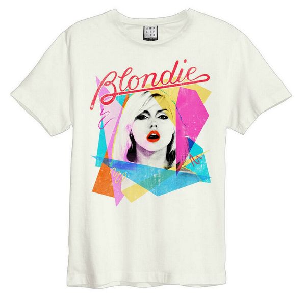 blondie 'ahoy 80's' (white) t-shirt - amplified clothing new