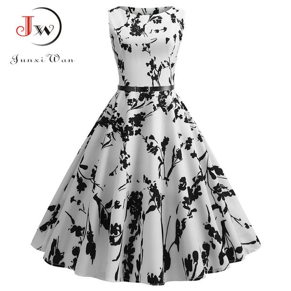 women summer dresses robe vintage retro pin up swing rockabilly floral print white dress plus size casual beach midi vestidos, Black;gray
women summer dresses robe vintage retro pin up swing rockabilly floral print white dress plus size casual beach midi vestidos, Black;gray