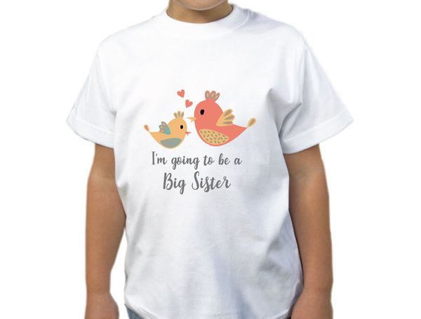 girls i'm going to be a big sister bird design t-shirt kids childrens t shirt cartoon t shirt men new fashion
girls i'm going to be a big sister bird design t-shirt kids childrens t shirt cartoon t shirt men new fashion
