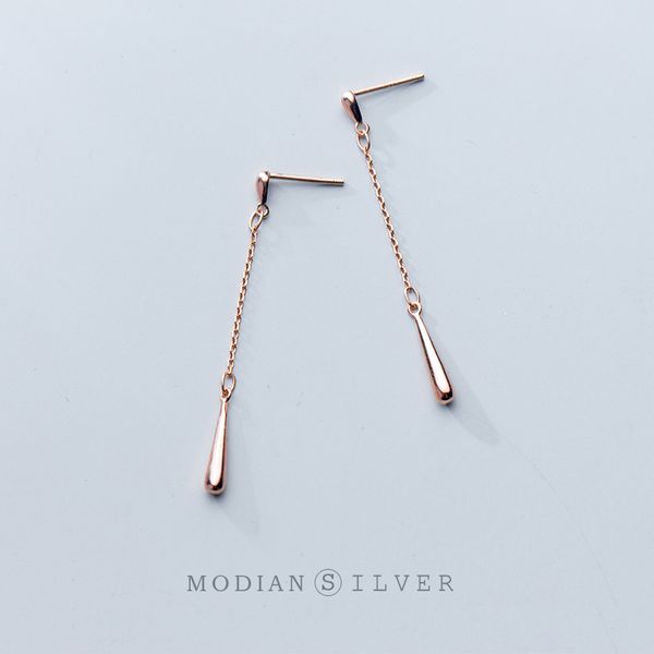 modian long tassel water drop earrings for women 925 sterling silver simple classic earrings wedding engagement jewelry, Golden;silver
modian long tassel water drop earrings for women 925 sterling silver simple classic earrings wedding engagement jewelry, Golden;silver