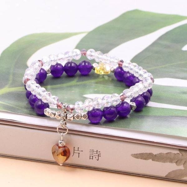 wrap bracelet jewelry handmade tourmaline olive galaxy solar ametysts stone jades 2 rows elastic wristband women jewelry b380, Golden;silver
wrap bracelet jewelry handmade tourmaline olive galaxy solar ametysts stone jades 2 rows elastic wristband women jewelry b380, Golden;silver