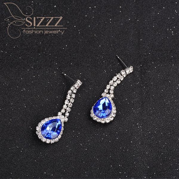 sizzz 2020 african jewelry water drops africa dongdaemun new crystal drop earrings for women, Silver
sizzz 2020 african jewelry water drops africa dongdaemun new crystal drop earrings for women, Silver