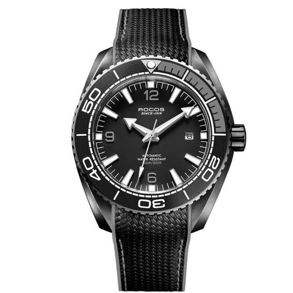 men dive wrist watch,mens sport watches rocos man waterproof automatic mechanical wristwatch relogio masculine, Slivery;brown
men dive wrist watch,mens sport watches rocos man waterproof automatic mechanical wristwatch relogio masculine, Slivery;brown