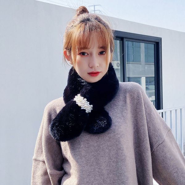 scarves fun produer autumn and winter thickened warm female scarf fashion cross pearl imitation cashmere cute wild, Blue;gray
scarves fun produer autumn and winter thickened warm female scarf fashion cross pearl imitation cashmere cute wild, Blue;gray