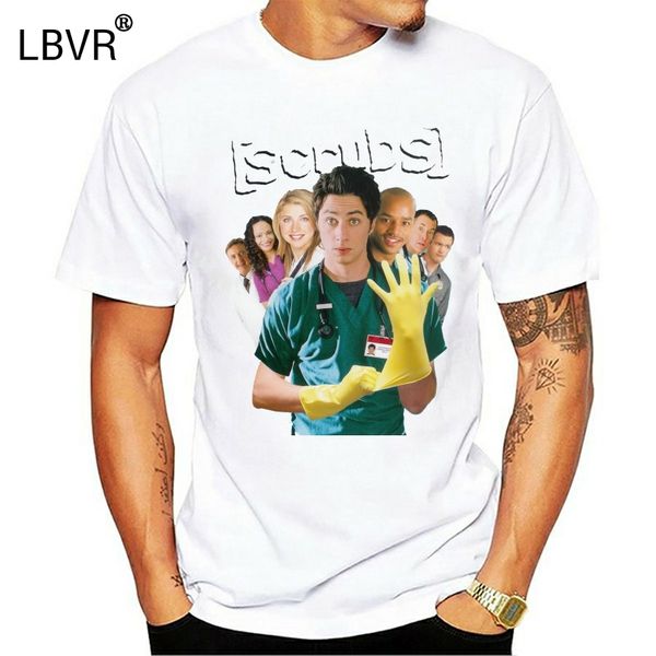 t-shirt maglia maglietta uomo donna scrubs equipe serie tv stampa a colori mod6