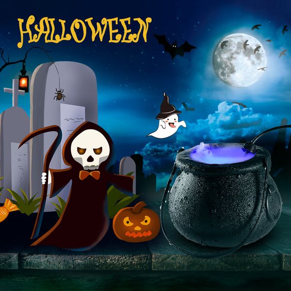 fog machine lighting popular model halloween witch atomizer lamp decoration witch frosted pot color changing horror atmosphere scene layout
fog machine lighting popular model halloween witch atomizer lamp decoration witch frosted pot color changing horror atmosphere scene layout