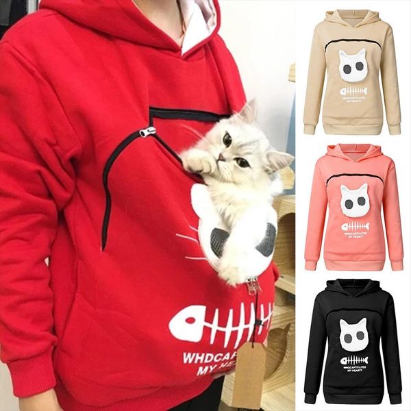 animal kangaroo pocket sweatshirts women hooded with cat fish bone pullovers carry pet keep warm for little cat and puppy sweat, Black
animal kangaroo pocket sweatshirts women hooded with cat fish bone pullovers carry pet keep warm for little cat and puppy sweat, Black