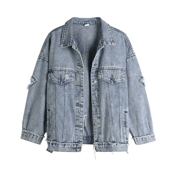 women's jackets spring loose female jacket korean autumn wild cowboy long-sleeved single-breasted comfortable 2021 l140, Black;brown
women's jackets spring loose female jacket korean autumn wild cowboy long-sleeved single-breasted comfortable 2021 l140, Black;brown