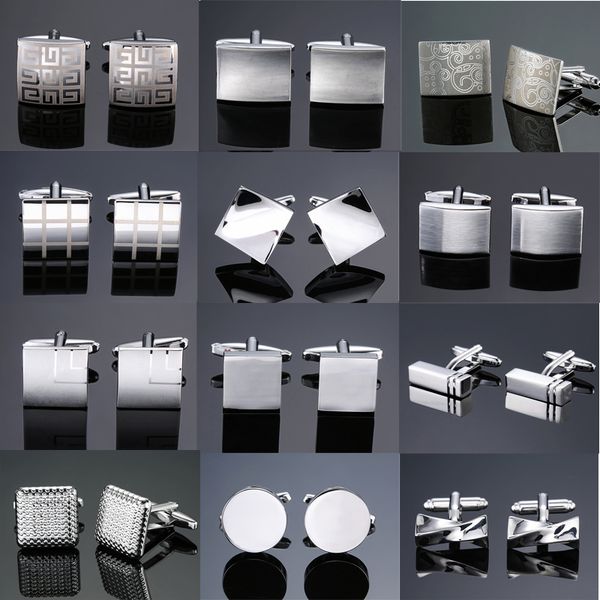 new brass plated silver laser cufflinks fashion simple style men french shirt cufflinks ing, Silver;golden
new brass plated silver laser cufflinks fashion simple style men french shirt cufflinks ing, Silver;golden