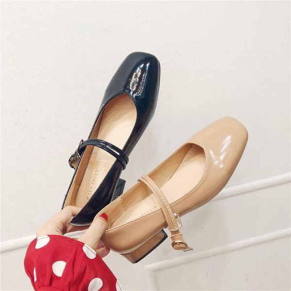 the new documentary shoes female han edition joker lag one word buckle grandma shoes female thick with working women, Black
the new documentary shoes female han edition joker lag one word buckle grandma shoes female thick with working women, Black