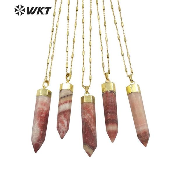 chains wt-n1207 fashion spirit point rhodochrosite stone necklace healing with gold electroplated chain, Silver
chains wt-n1207 fashion spirit point rhodochrosite stone necklace healing with gold electroplated chain, Silver