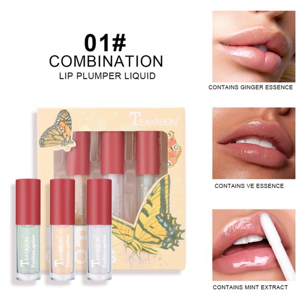 new 3 pcs/set lip gloss flavoring oil lipstick clear lip gloss polarized clear blusher highlight set kit
new 3 pcs/set lip gloss flavoring oil lipstick clear lip gloss polarized clear blusher highlight set kit