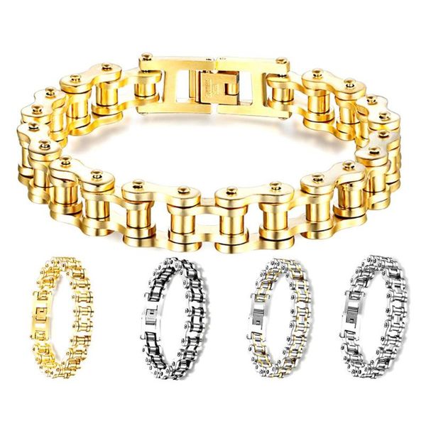 titanium steel bicycle bike chain link bracelet for men toggle bangle wristband gift jewelry, Golden;silver
titanium steel bicycle bike chain link bracelet for men toggle bangle wristband gift jewelry, Golden;silver