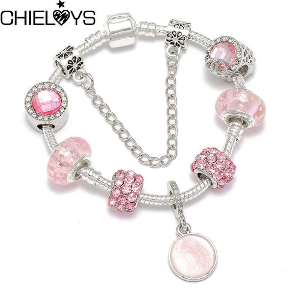 charm bracelets chieloys fashion summer jewelry pink crown for women silver plated brand & bangles pulseira gift, Golden;silver
charm bracelets chieloys fashion summer jewelry pink crown for women silver plated brand & bangles pulseira gift, Golden;silver