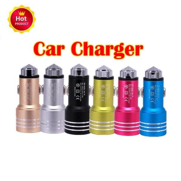 3.1a safety hammer aluminium metal dual usb car charger for iphone 11 pro max ipad android phone 2 ports usb output fast charge
3.1a safety hammer aluminium metal dual usb car charger for iphone 11 pro max ipad android phone 2 ports usb output fast charge