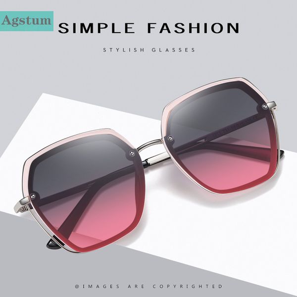 women metal polygon oversize fashion travel polarized sunglasses gradient lens driving glasses uv400, White;black
women metal polygon oversize fashion travel polarized sunglasses gradient lens driving glasses uv400, White;black