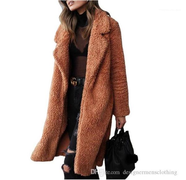 coats fashion cardigan wool coats casual solid color women outerwear winter plush lapel neck women long, Black
coats fashion cardigan wool coats casual solid color women outerwear winter plush lapel neck women long, Black