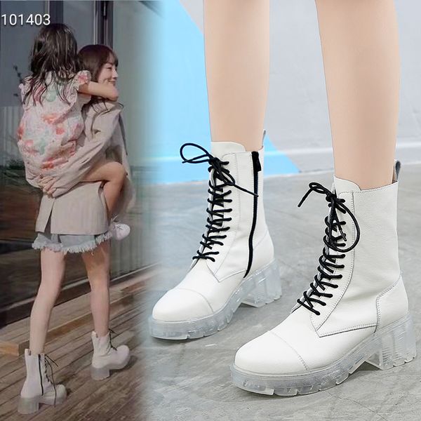 leopard land women's boots white crystal bottom martiin boots high-heeled breathable short mid-tube short -5015, Black
leopard land women's boots white crystal bottom martiin boots high-heeled breathable short mid-tube short -5015, Black