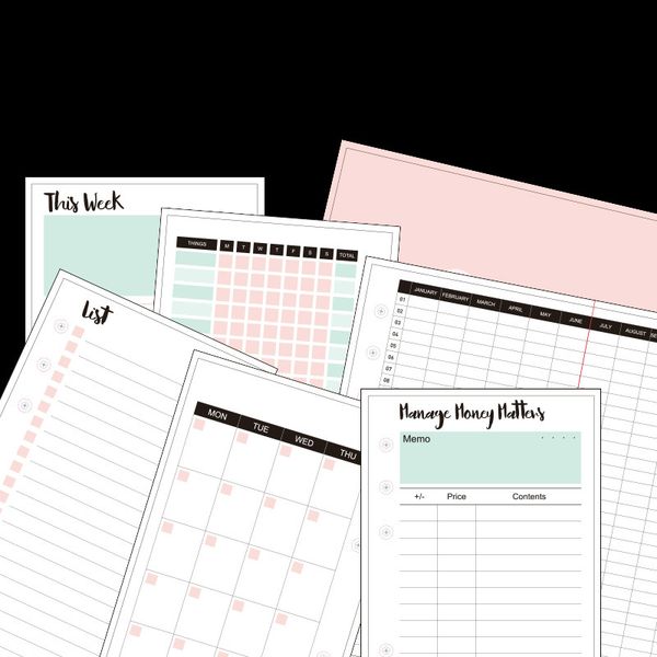 a5 a6 a7 loose-leaf hand diary refill monthly weekly planner 2020 agenda journal school supplies filler papers, Purple;pink
a5 a6 a7 loose-leaf hand diary refill monthly weekly planner 2020 agenda journal school supplies filler papers, Purple;pink