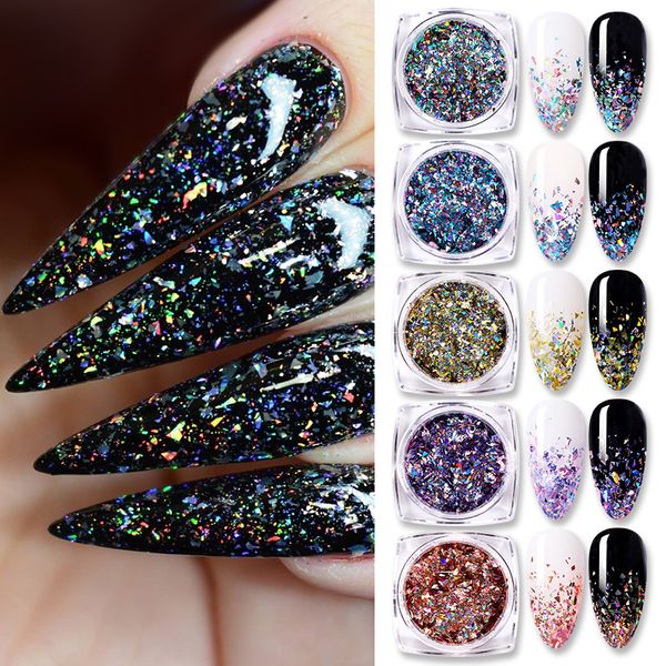born pretty nail glitter flakes sparkly 3d colorful sequins nail sliders dust manicuring decorations 3d flakes art accessories, Silver;gold
born pretty nail glitter flakes sparkly 3d colorful sequins nail sliders dust manicuring decorations 3d flakes art accessories, Silver;gold