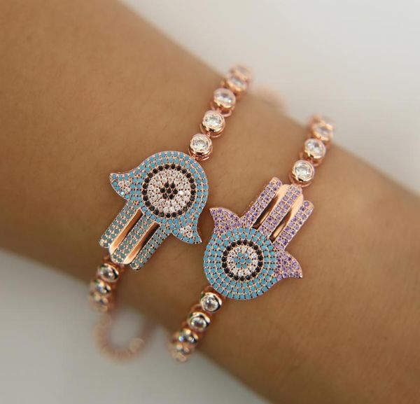 charm bracelets cz tennis hamsa hand men women lucky micro pave colorful braid adjustable pulseira masculina gift, Golden;silver
charm bracelets cz tennis hamsa hand men women lucky micro pave colorful braid adjustable pulseira masculina gift, Golden;silver