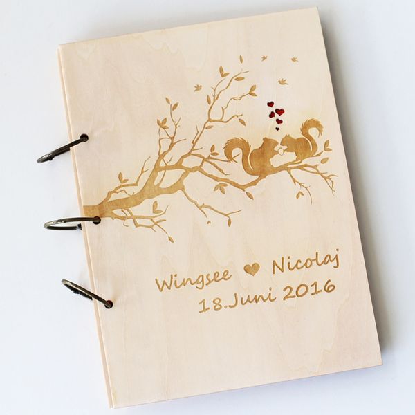 party favor personalized wedding tree with squirrels guest book , wood rustic
party favor personalized wedding tree with squirrels guest book , wood rustic