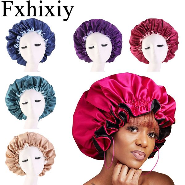 new reversible satin silky bonnet double layer adjustable size sleep night cap headwrap bonnet hat for curly springy hair black, Blue;gray
new reversible satin silky bonnet double layer adjustable size sleep night cap headwrap bonnet hat for curly springy hair black, Blue;gray
