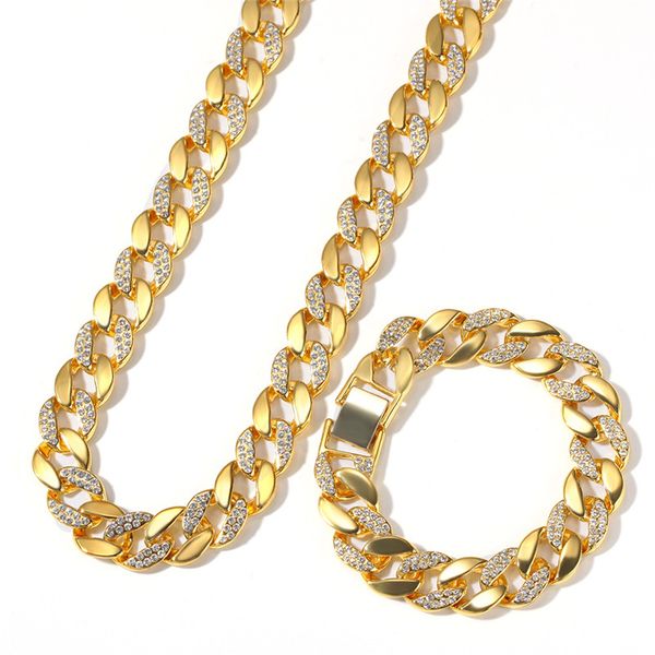 iced out chains necklace for men gifts 2 colors fashion rhinestone cuba chain hipster mens hip hop jewelry, Silver
iced out chains necklace for men gifts 2 colors fashion rhinestone cuba chain hipster mens hip hop jewelry, Silver