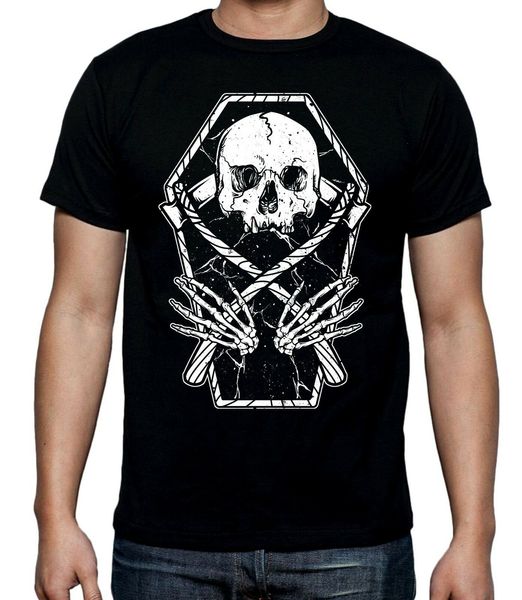 grim reaper skeleton in a coffin men t-shirt - halloween goth skeletons
grim reaper skeleton in a coffin men t-shirt - halloween goth skeletons