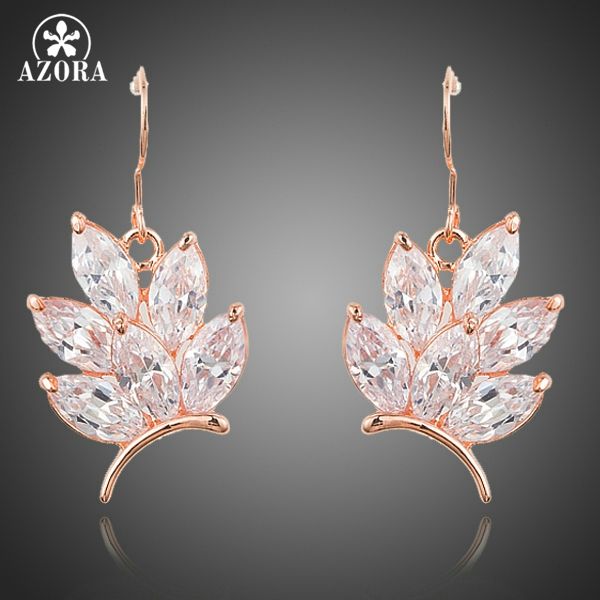 dangle & chandelier azora butterfly rose gold color with clear marquise cubic zirconia drop earrings for women te0202, Silver 
dangle & chandelier azora butterfly rose gold color with clear marquise cubic zirconia drop earrings for women te0202, Silver