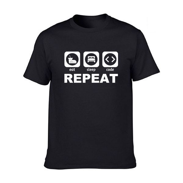 программист eat sleep code repeat разработчик t-shirt mens короткие рукава hip hop печатные футболки плюс размер top тройники streetwear
программист eat sleep code repeat разработчик t-shirt mens короткие рукава hip hop печатные футболки плюс размер top тройники streetwear