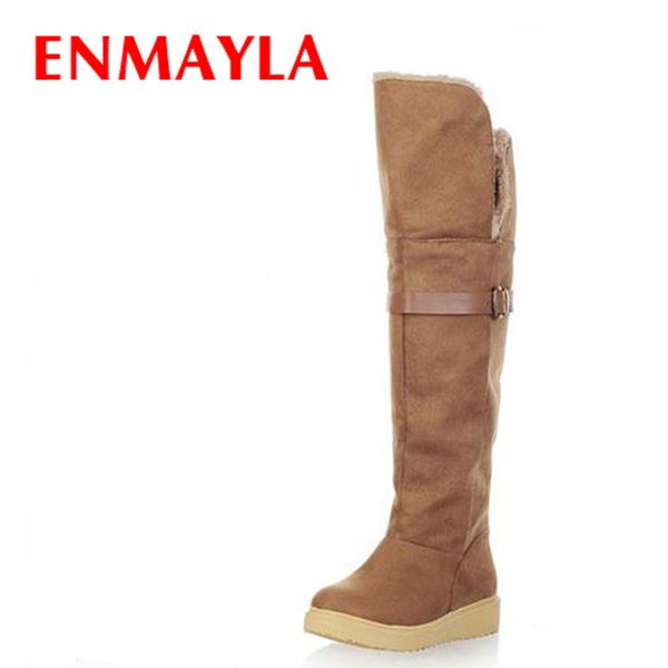 enamyla long boots women flats round toe buckle shoes fashion snow boots women knee high knight warm big size, Black
enamyla long boots women flats round toe buckle shoes fashion snow boots women knee high knight warm big size, Black