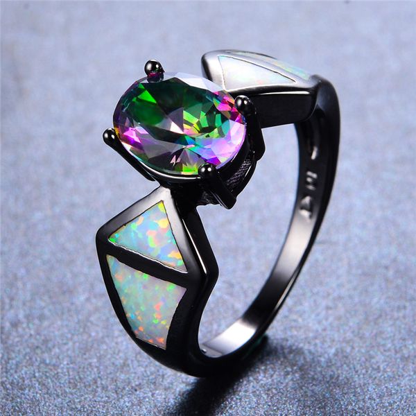 wedding rings cute female pink white fire opal ring 14kt black gold oval for women promise love geometric engagement, Slivery;golden
wedding rings cute female pink white fire opal ring 14kt black gold oval for women promise love geometric engagement, Slivery;golden