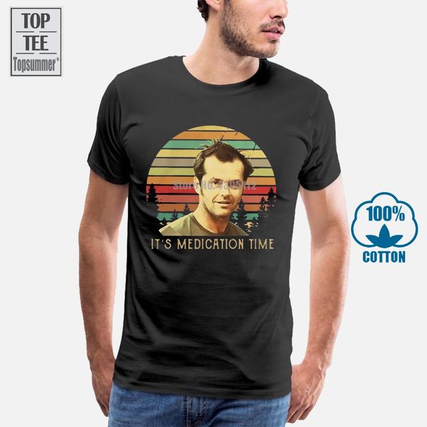 one flew over the cuckoo_s nest it_s medication time black t shirt men