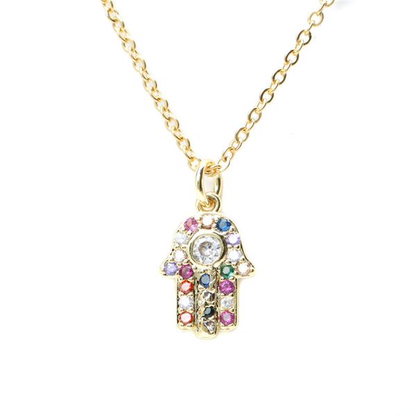 pendant necklaces fashion stainless steel chain necklace palm shape gold & cubic zirconia neckalces women jewelry gift 45cm long, 1 pc, Silver
pendant necklaces fashion stainless steel chain necklace palm shape gold & cubic zirconia neckalces women jewelry gift 45cm long, 1 pc, Silver